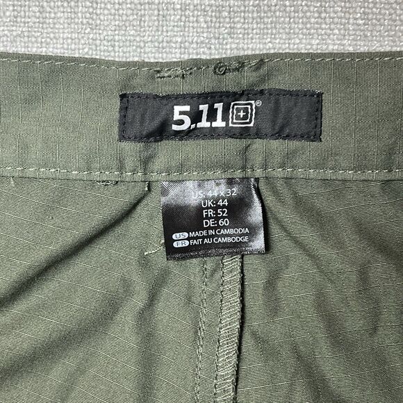 5.11 Men's TACLITE Pro Tactical Pants, Style 74273, Waist 44x32 In Olive Drab - Picture 5 of 10